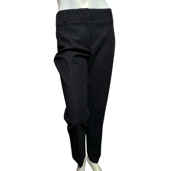 Talbots Newport Black Dress Pants Size 6 Classic Straight Leg Career Trousers - Picture 1 of 16